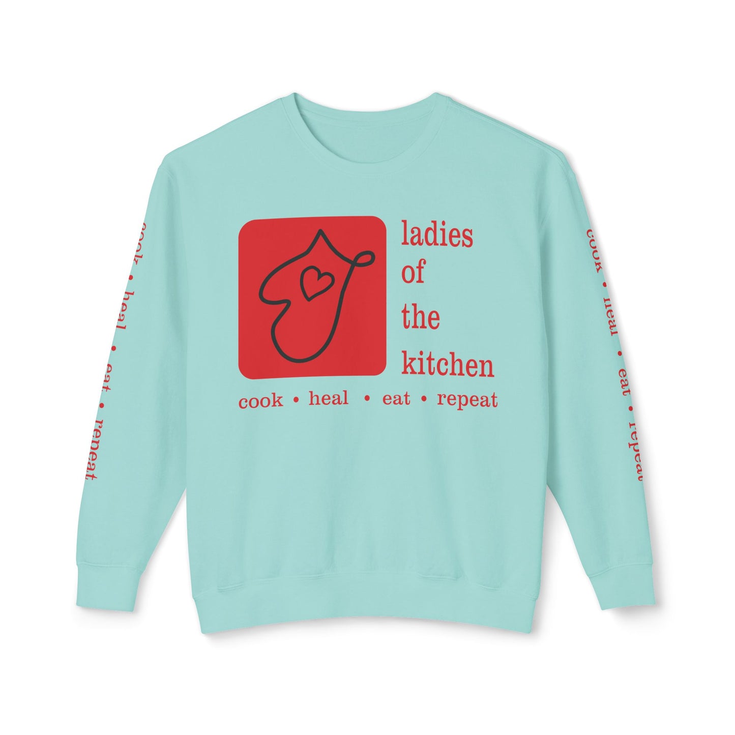 Ladies Of The Kitchen. Unisex Lightweight Crewneck Sweatshirt