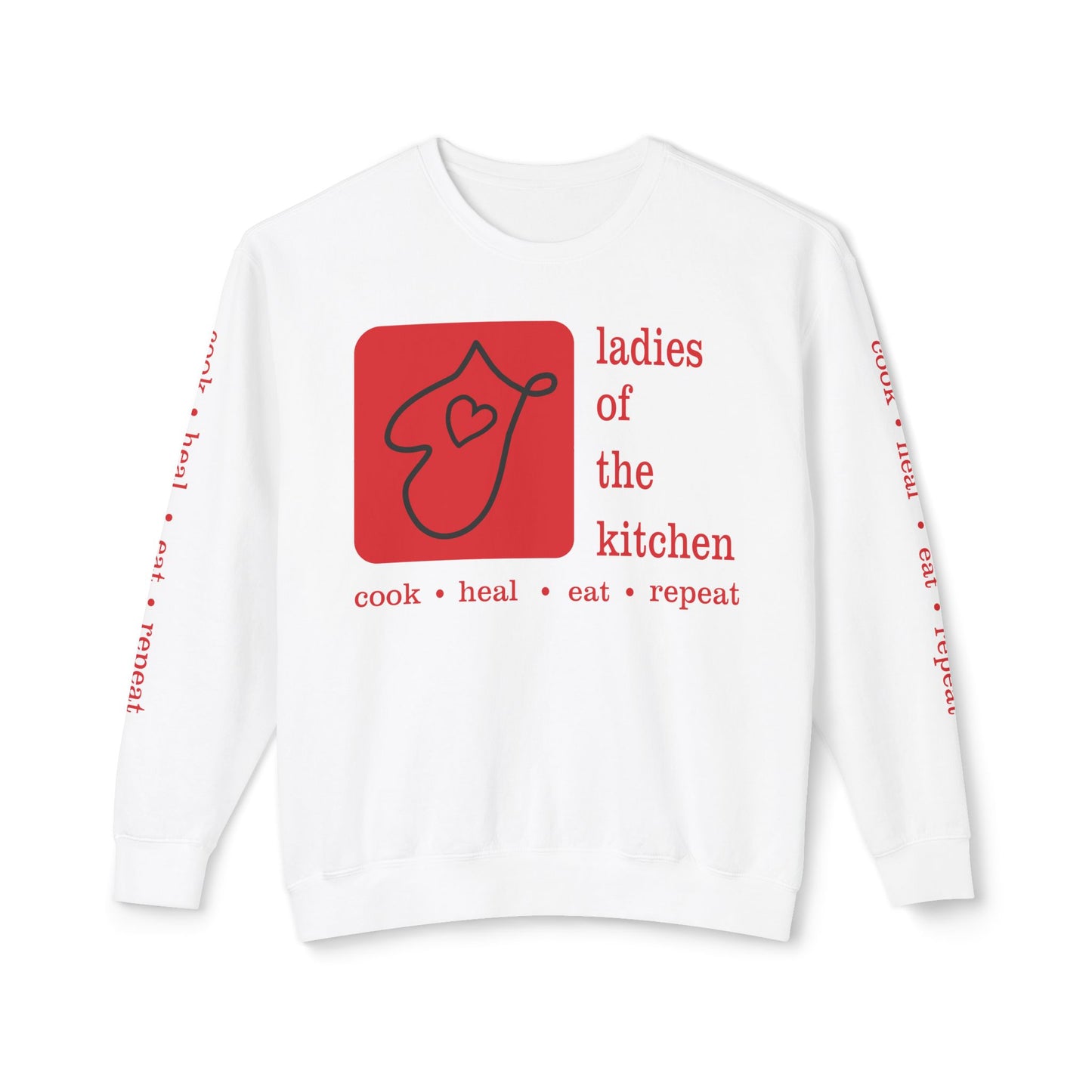 Ladies Of The Kitchen. Unisex Lightweight Crewneck Sweatshirt