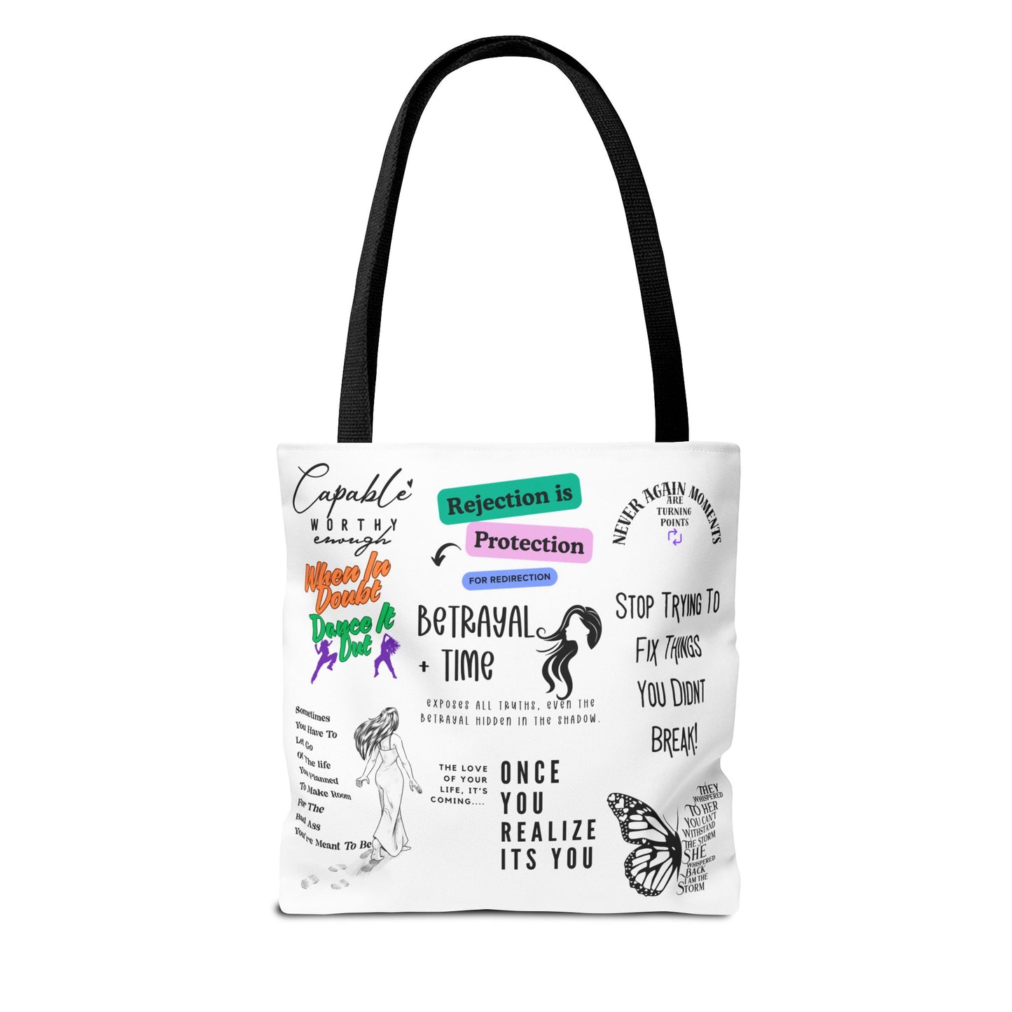 Threads 4 Inspiration Inspiring Tote Bag - Wear Your Story, Inspire The World