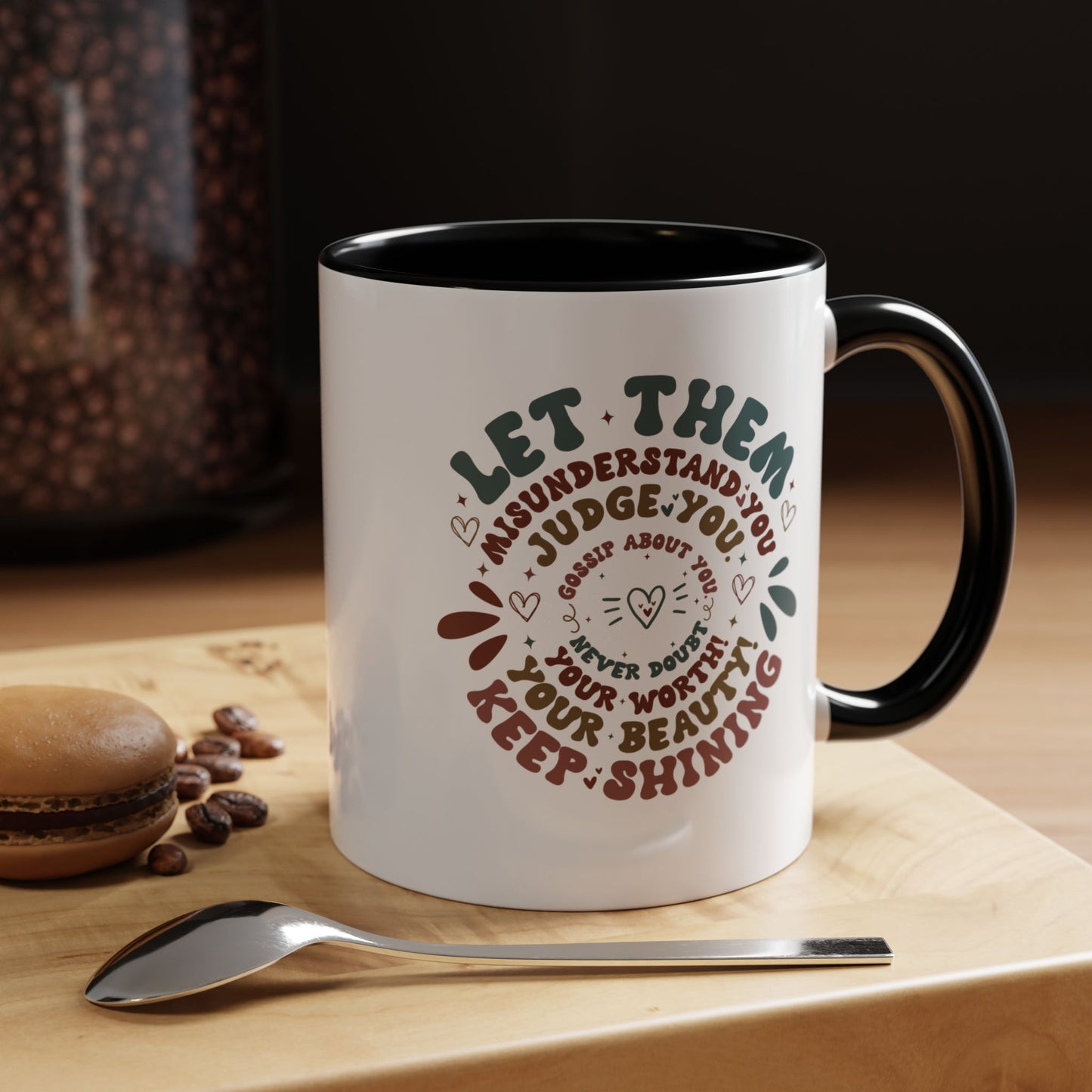 Let Them Mug. Accent Coffee Mug (11, 15oz)