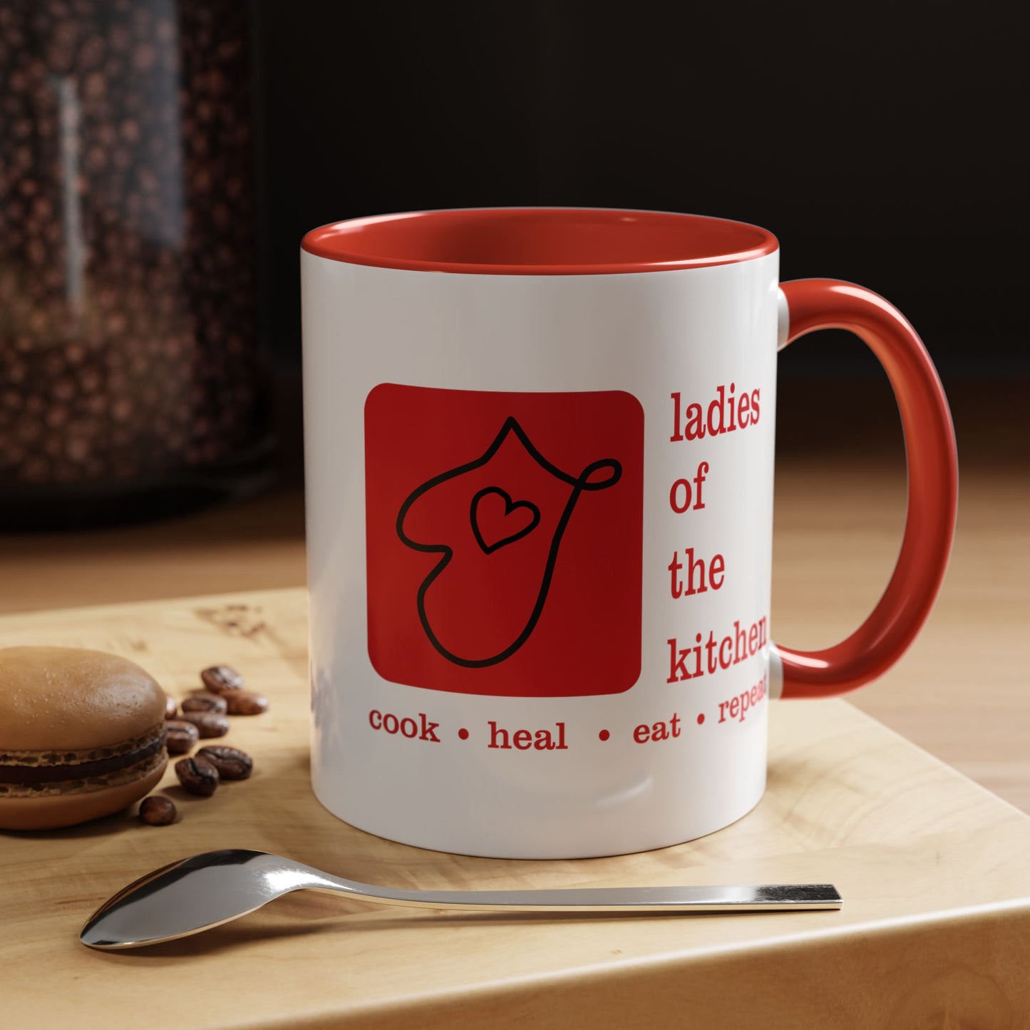 Ladies Of The Kitchen. Accent Coffee Mug (11, 15oz)