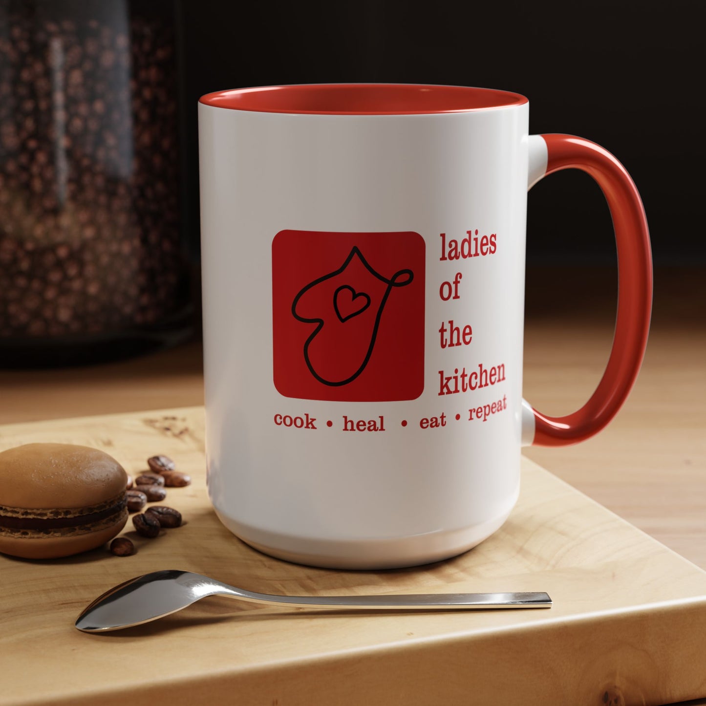Ladies Of The Kitchen. Accent Coffee Mug (11, 15oz)