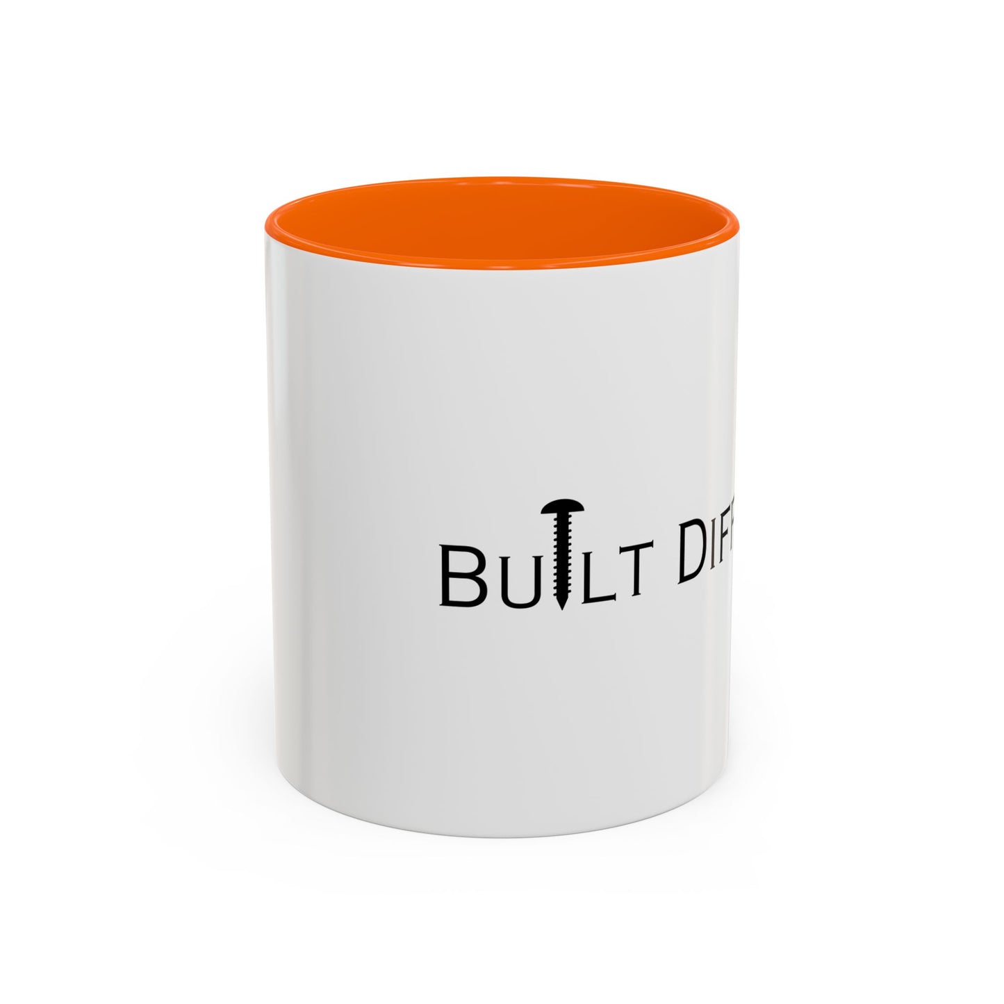 Men's Mugs Built Different Accent Coffee Mug - 11/15oz Ceramic Mug for Coffee Lovers