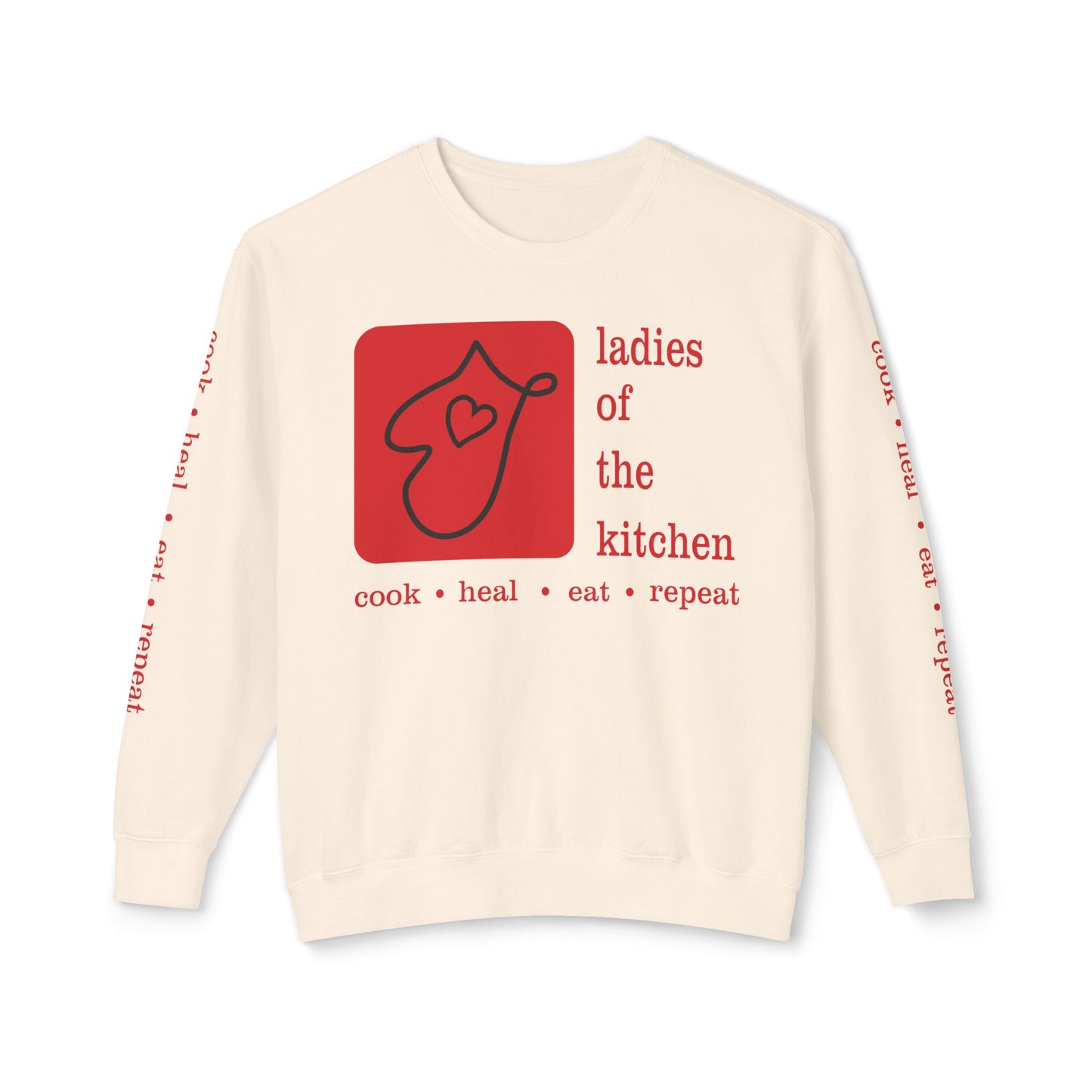 Ladies Of The Kitchen. Unisex Lightweight Crewneck Sweatshirt