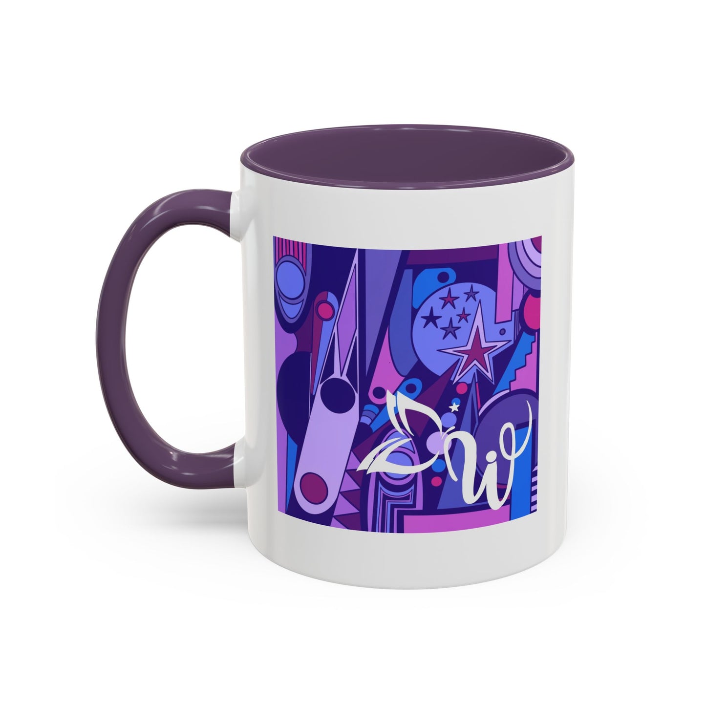 Women Thriving High Mug. Vibrant Abstract Accent Coffee Mug - Perfect for Daily Inspiration