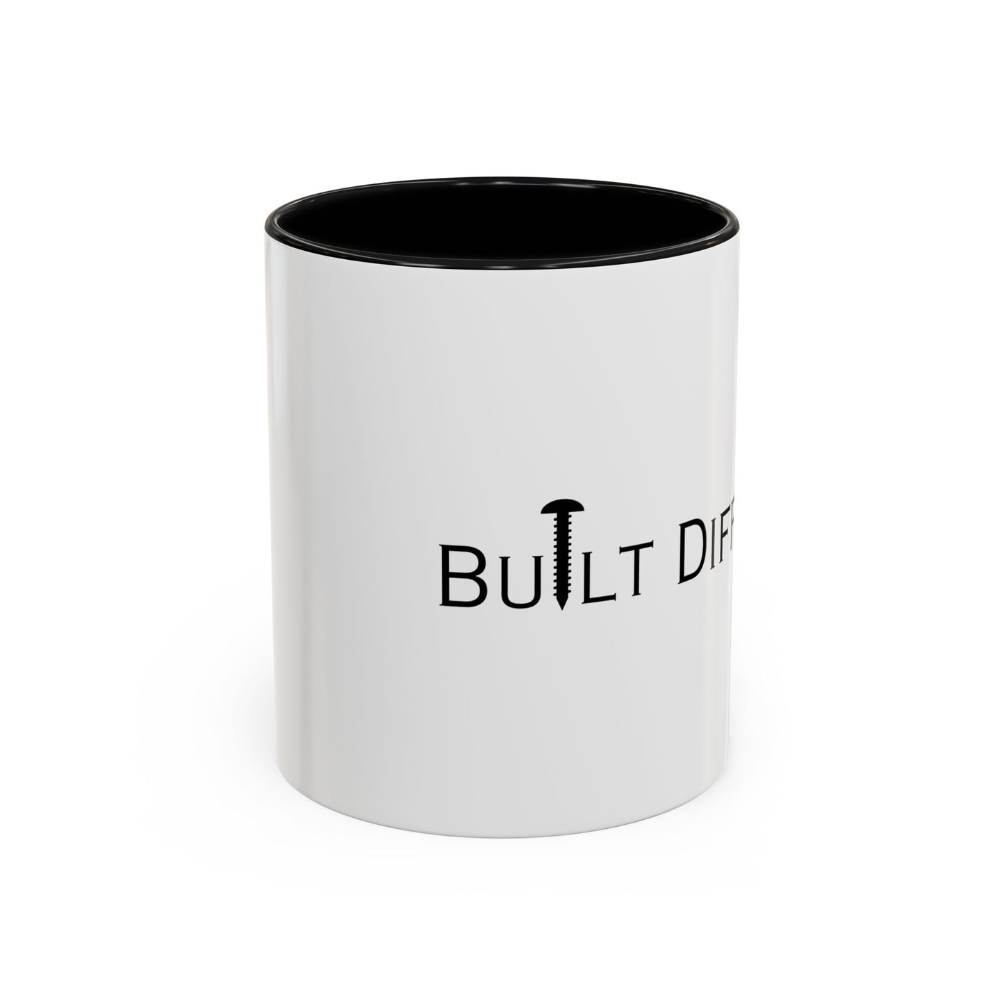 Men's Mugs Built Different Accent Coffee Mug - 11/15oz Ceramic Mug for Coffee Lovers