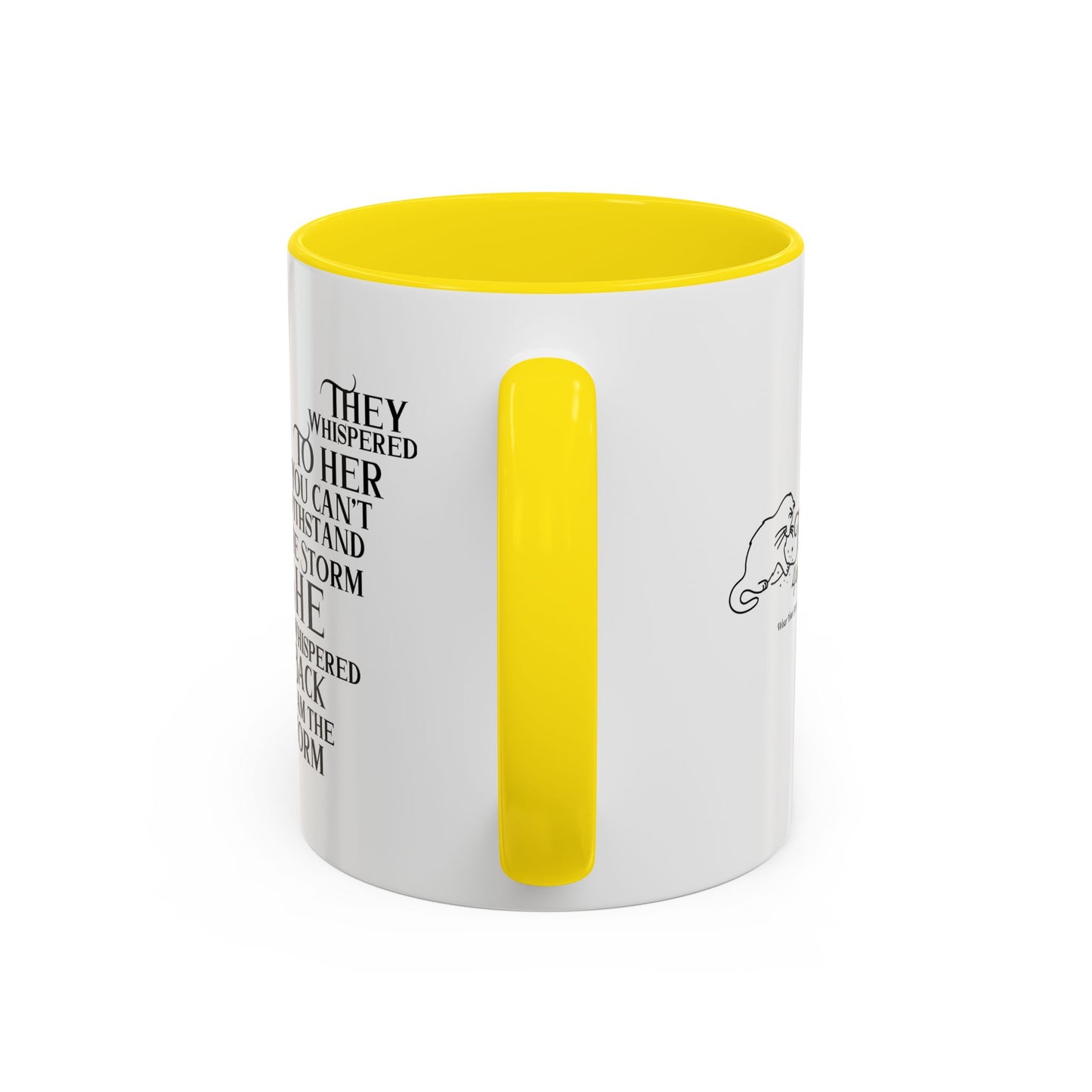 Inspirational Butterfly Coffee Mug - "I Am The Storm"