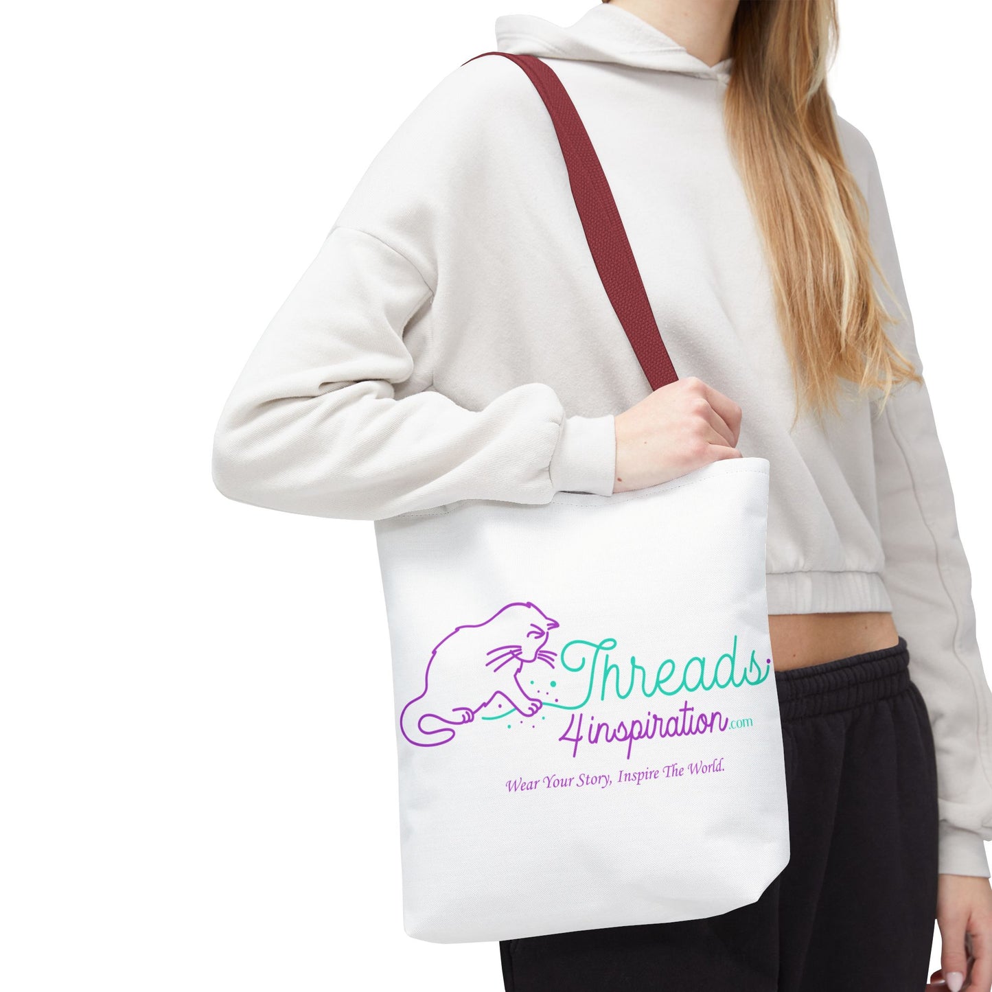 Threads 4 Inspiration Inspiring Tote Bag - Wear Your Story, Inspire The World