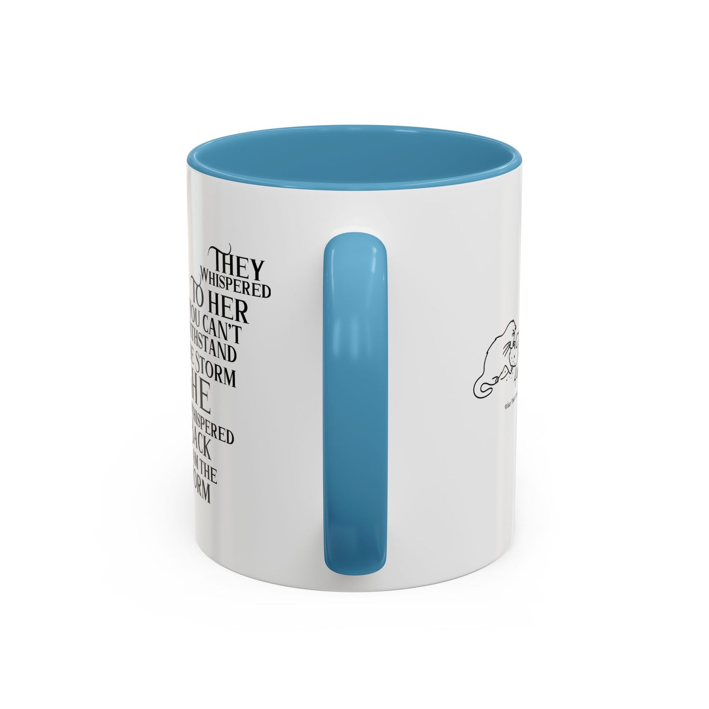 Inspirational Butterfly Coffee Mug - "I Am The Storm"