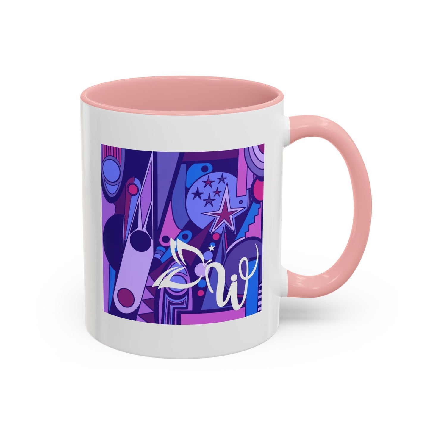 Women Thriving High Mug. Vibrant Abstract Accent Coffee Mug - Perfect for Daily Inspiration