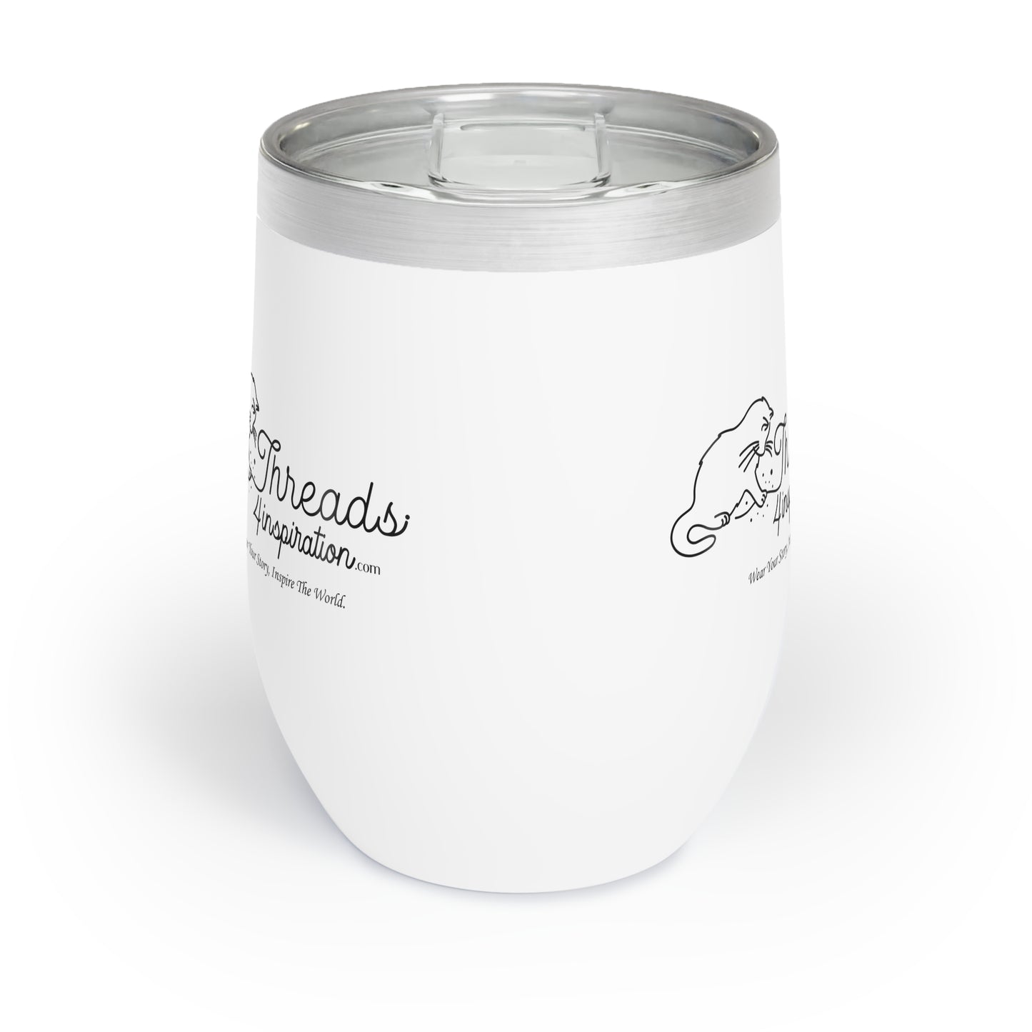 Chill Wine Tumbler - Fun Wine Tasting Friends Design - Perfect for Parties & Gatherings