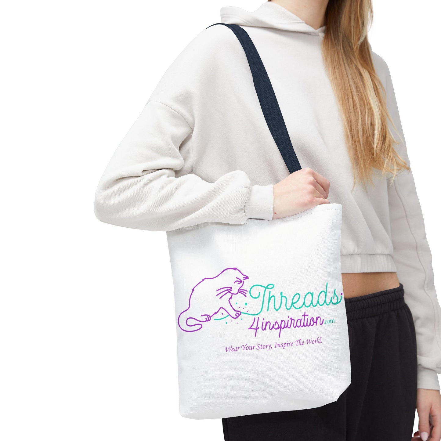 Threads 4 Inspiration Inspiring Tote Bag - Wear Your Story, Inspire The World