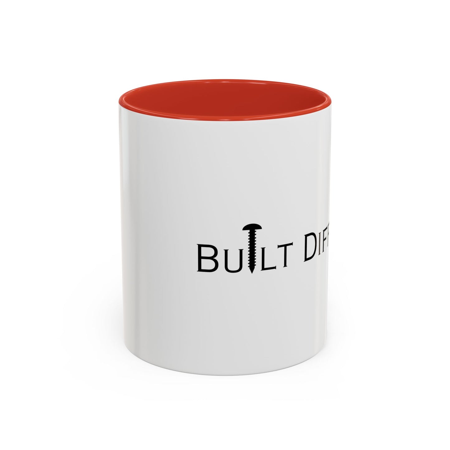Men's Mugs Built Different Accent Coffee Mug - 11/15oz Ceramic Mug for Coffee Lovers