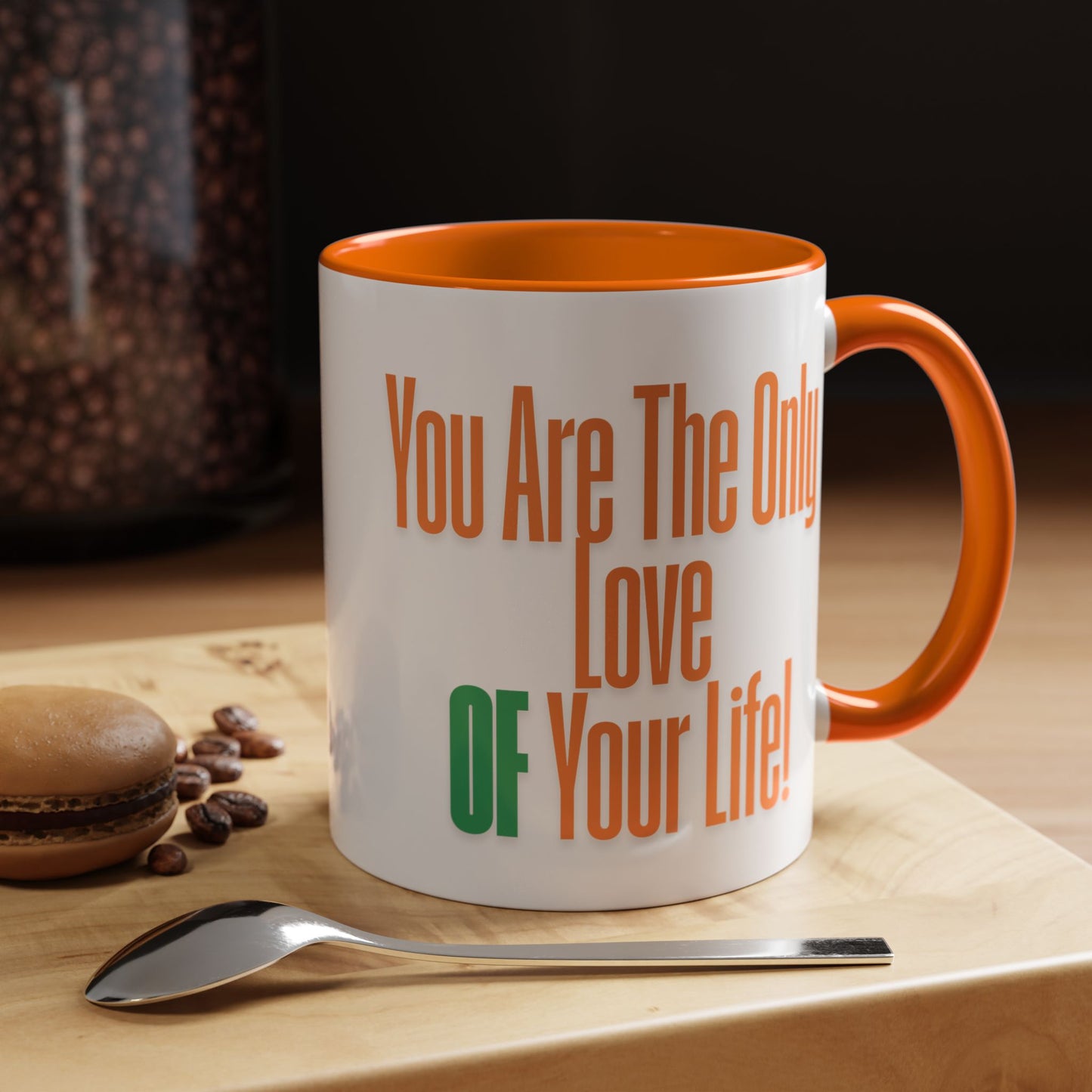 Love of Your Life Accent Coffee Mug - Perfect Gift for Coffee Lovers