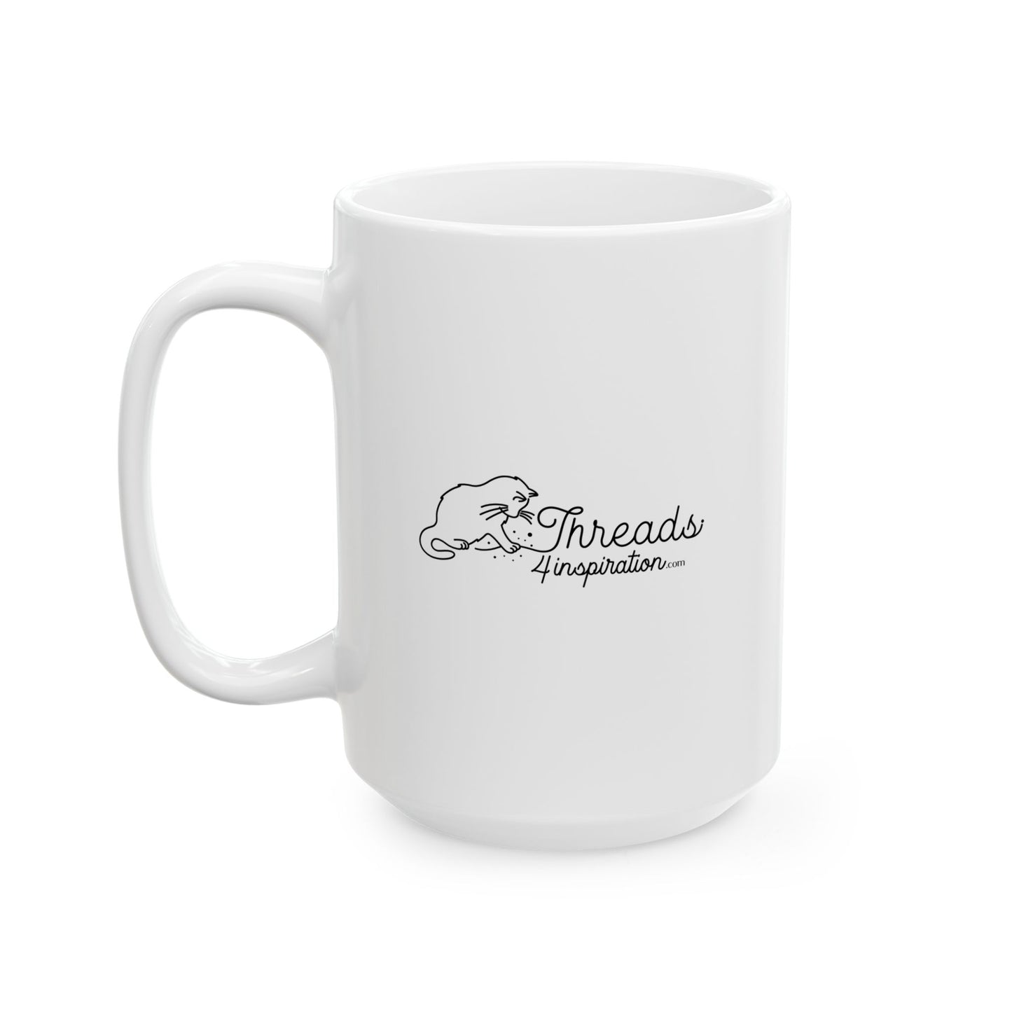Working Hard Hardly Working Cat Mug. Ceramic Mug, (11oz, 15oz)