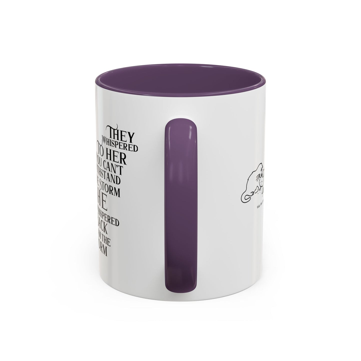 Inspirational Butterfly Coffee Mug - "I Am The Storm"