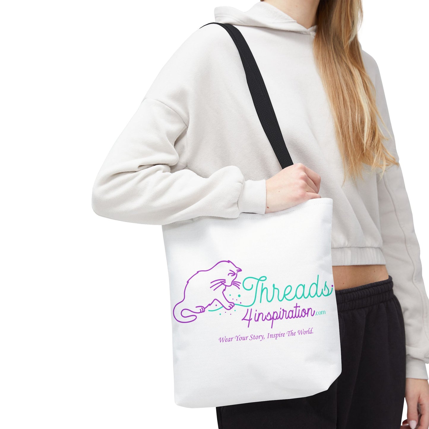 Threads 4 Inspiration Inspiring Tote Bag - Wear Your Story, Inspire The World