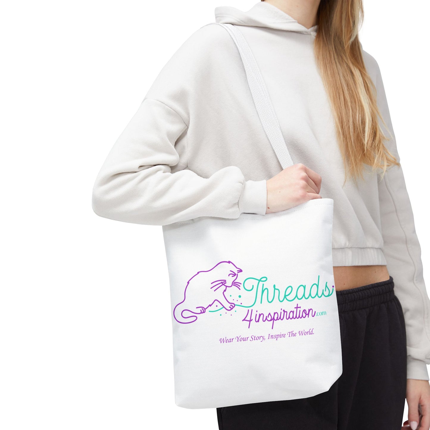 Threads 4 Inspiration Inspiring Tote Bag - Wear Your Story, Inspire The World