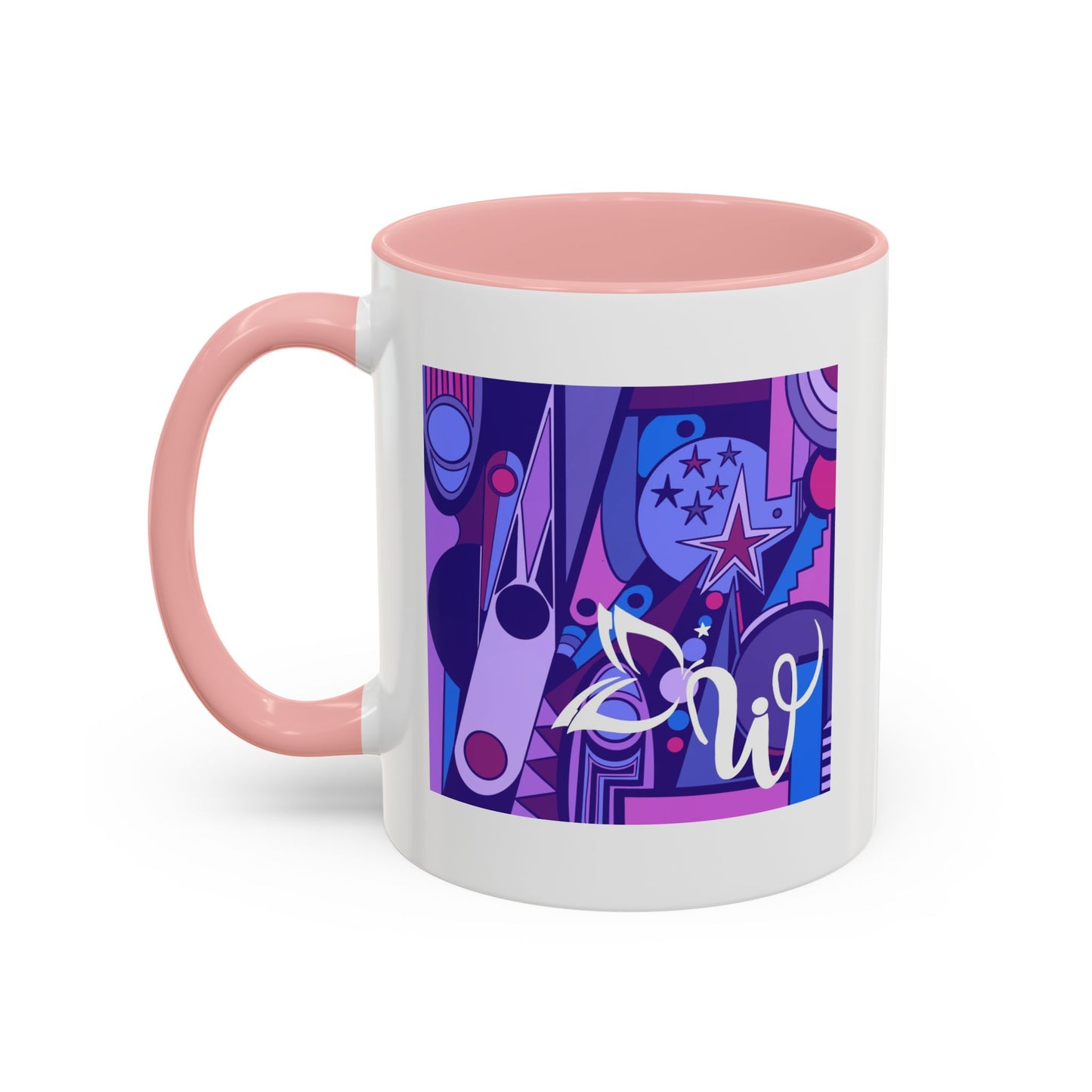 Women Thriving High Mug. Vibrant Abstract Accent Coffee Mug - Perfect for Daily Inspiration