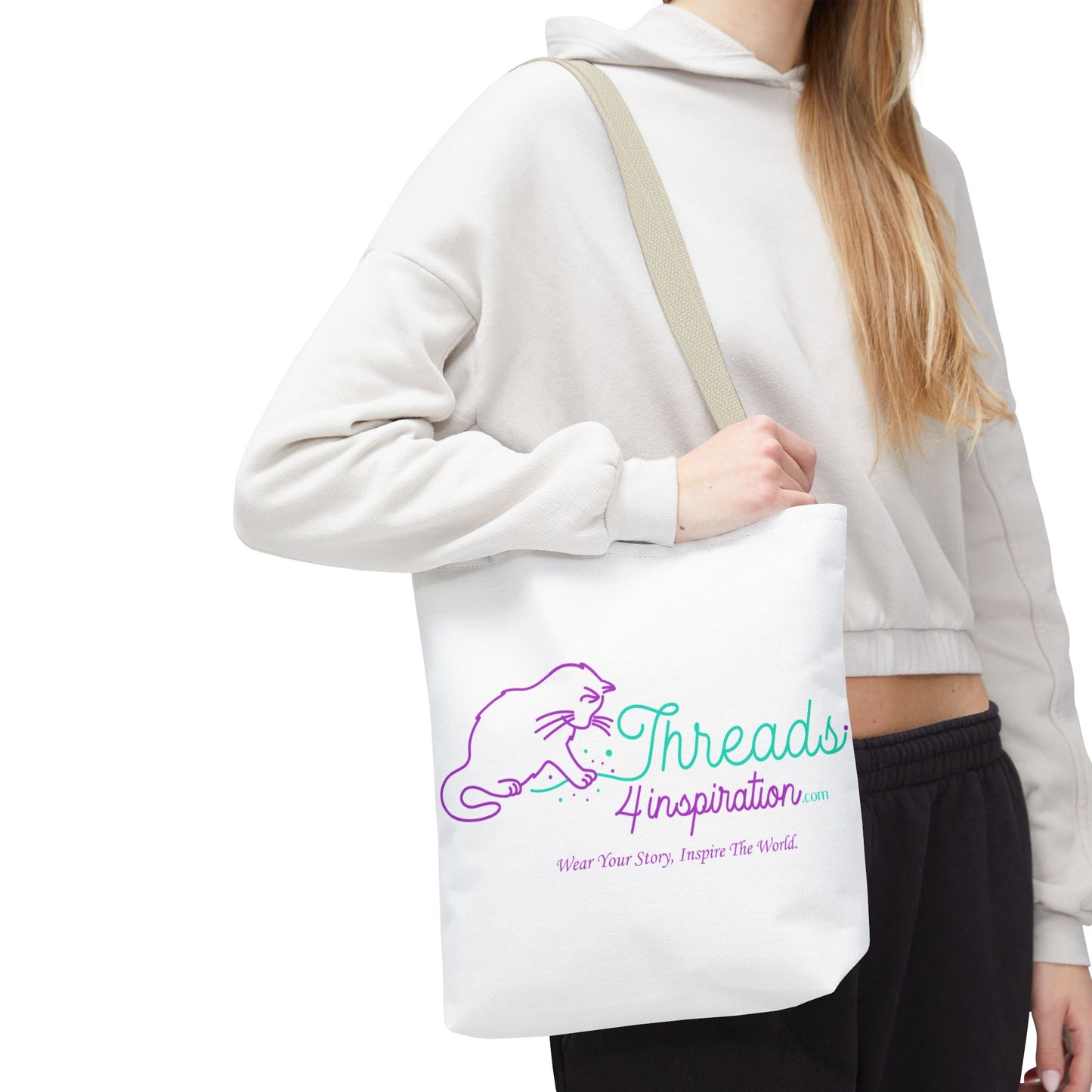 Threads 4 Inspiration Inspiring Tote Bag - Wear Your Story, Inspire The World