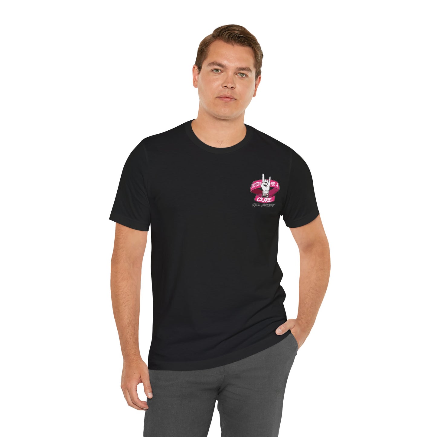 Sisters For A Cure Rock On Unisex Tee - 2nd Annual Concert, Music Lover Gift, Festival Tee.