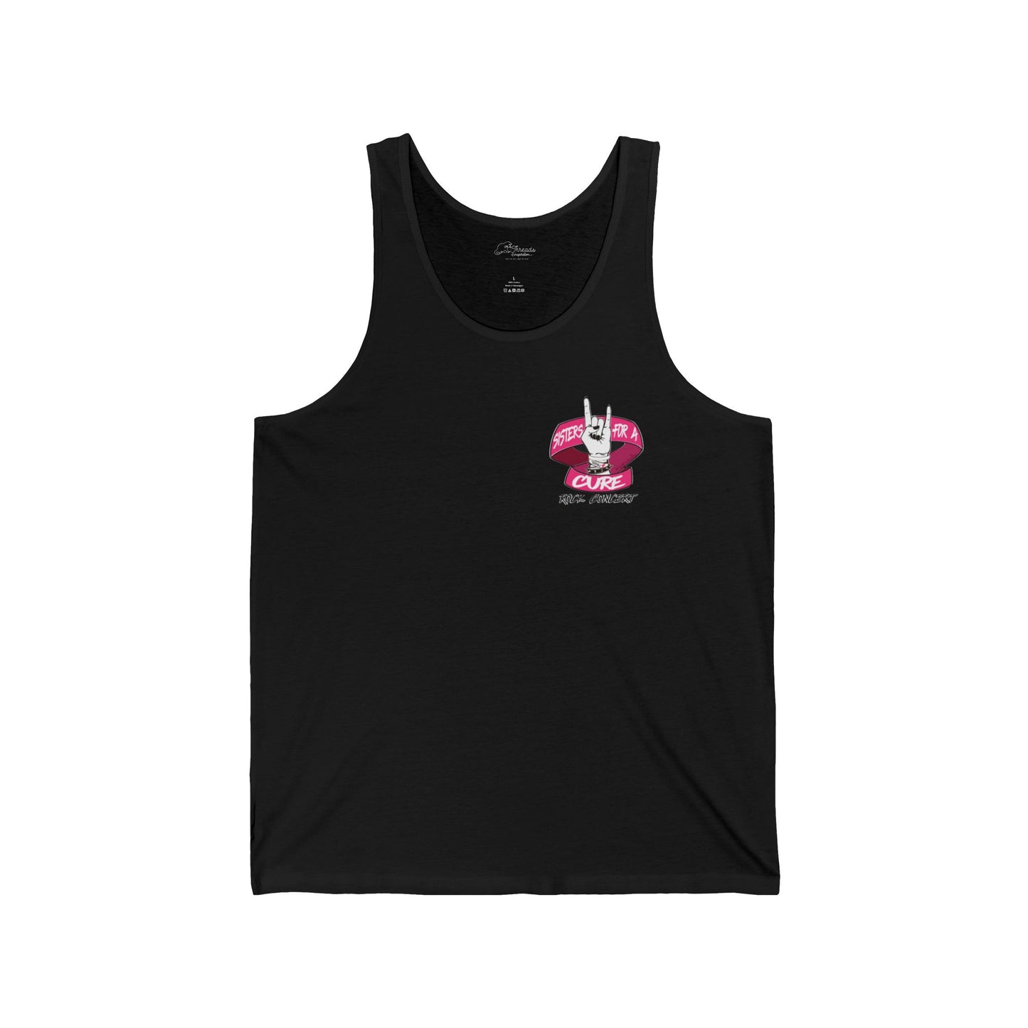 Sisters For A Cure Rock On Unisex Jersey Tank | 2nd Annual Celebration Tee.