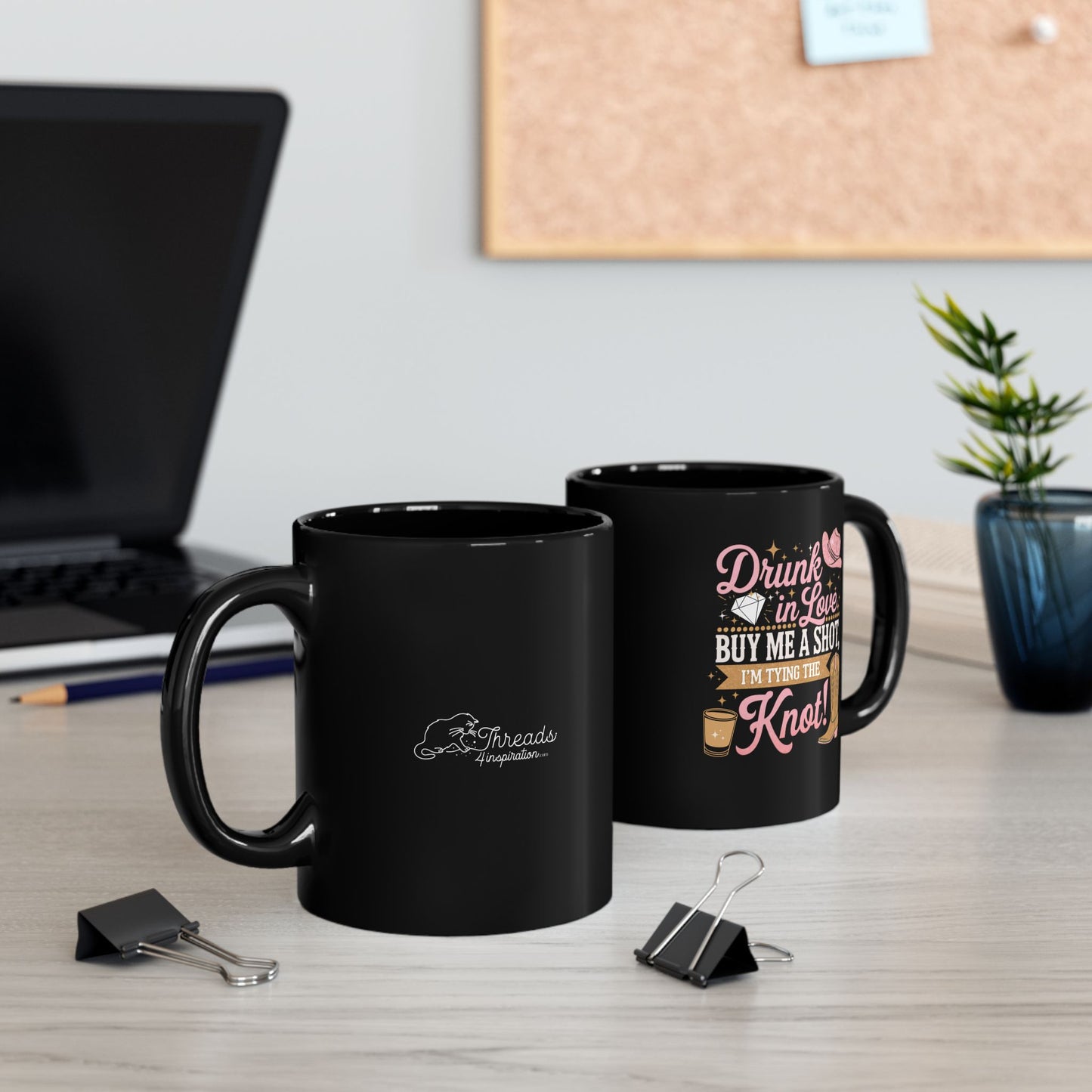 Drunk In Love Mug Buy Me A Shot I'm Tying The Knot. . Black Mug (11oz, 15oz)