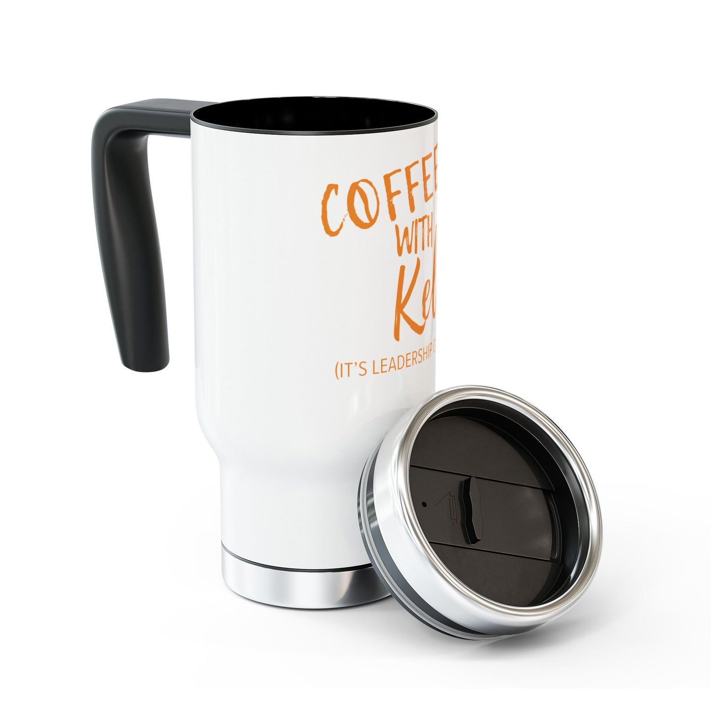 CWK Leadership Coffee Travel Mug, Gifts for Coffee Lovers, Motivational Drinkware, Perfect for Office or Home, Teacher Appreciation