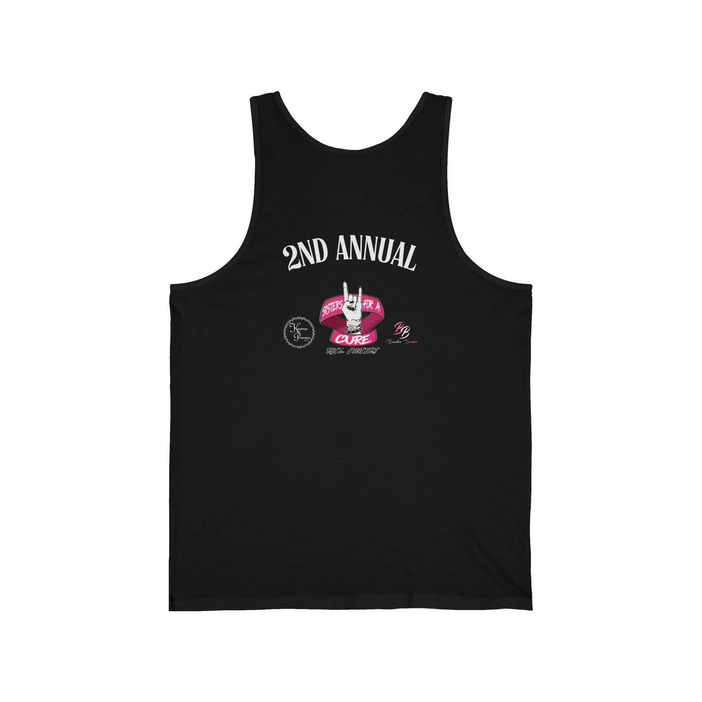 Sisters For A Cure Rock On Unisex Jersey Tank | 2nd Annual Celebration Tee.