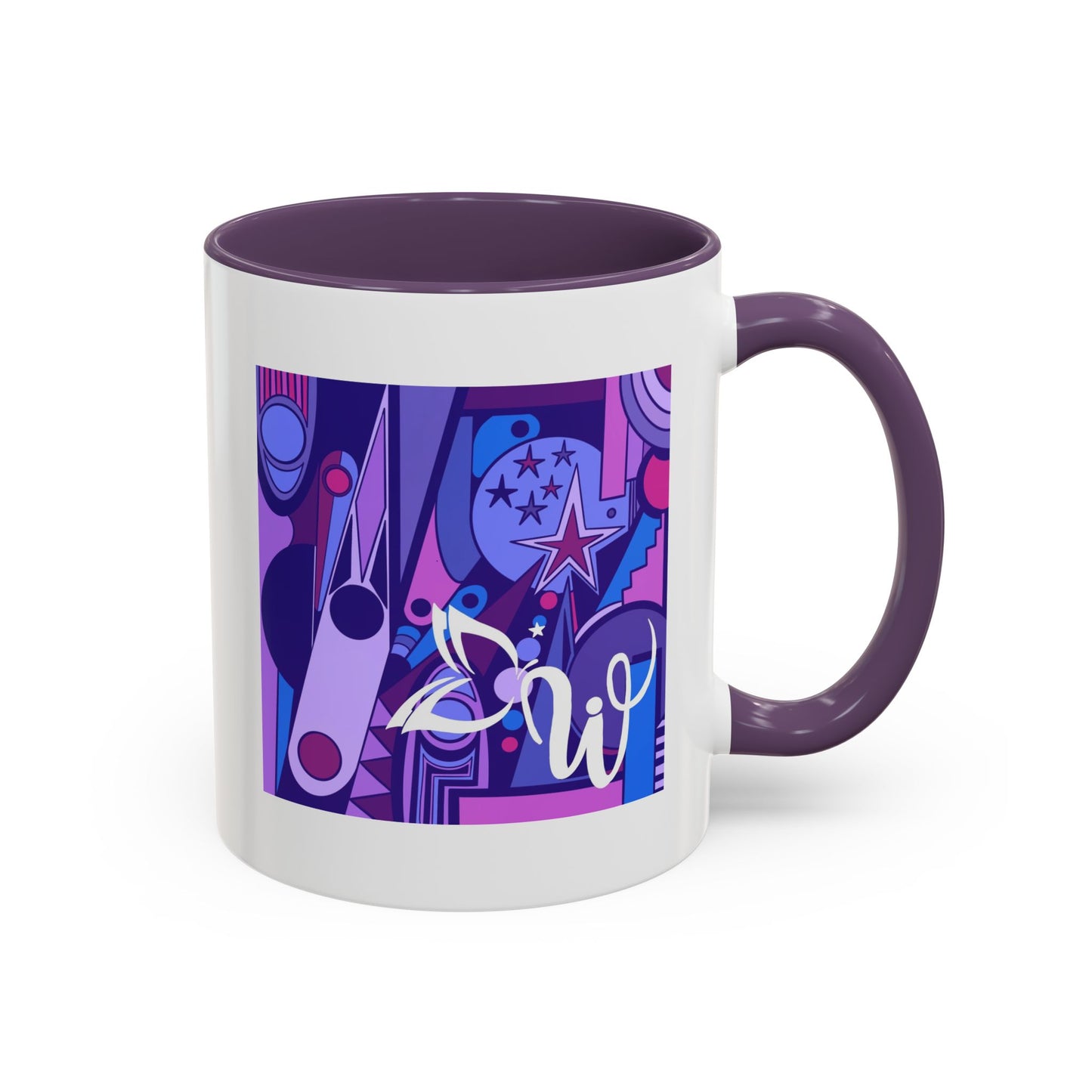 Women Thriving High Mug. Vibrant Abstract Accent Coffee Mug - Perfect for Daily Inspiration