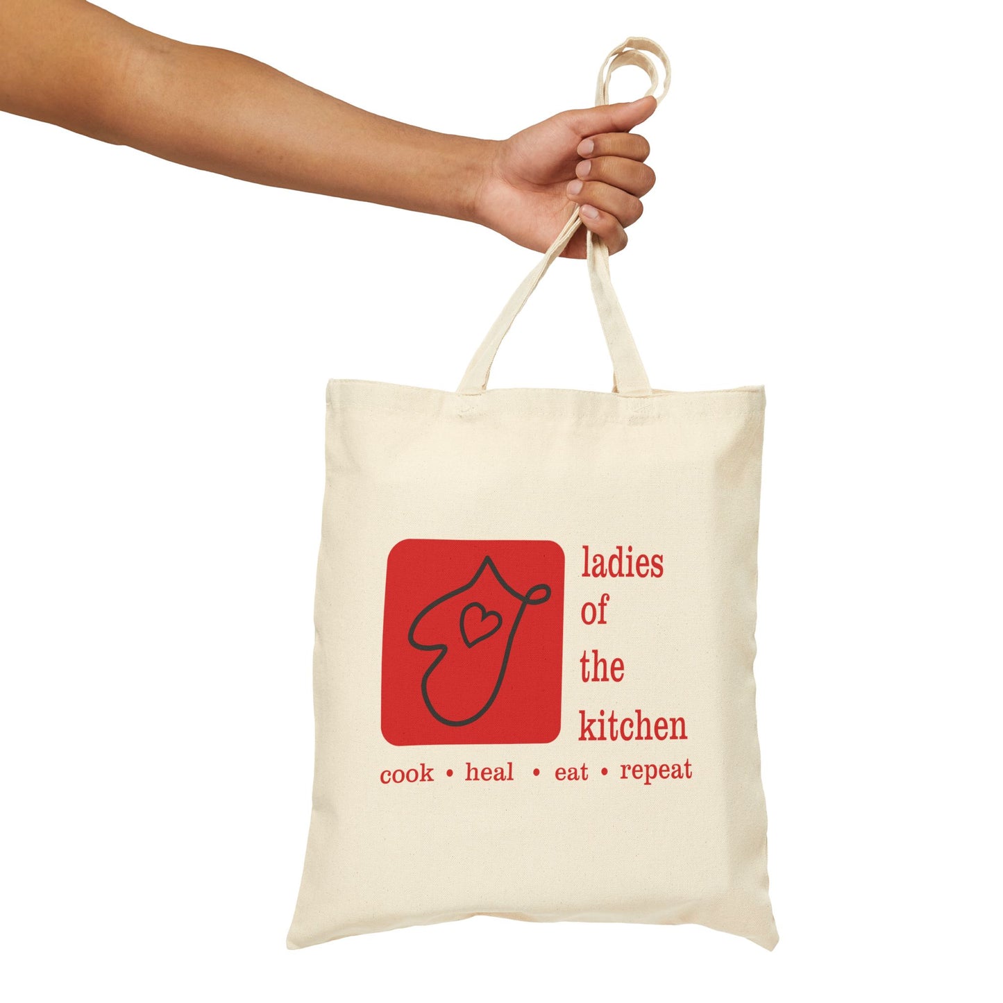 Ladies Of The Kitchen Cotton Canvas Tote Bag