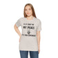 If It Cost Me My Peace Unisex Jersey Short Sleeve Tee
