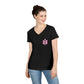 LatinaXpo. Ladies' V-Neck T-Shirt