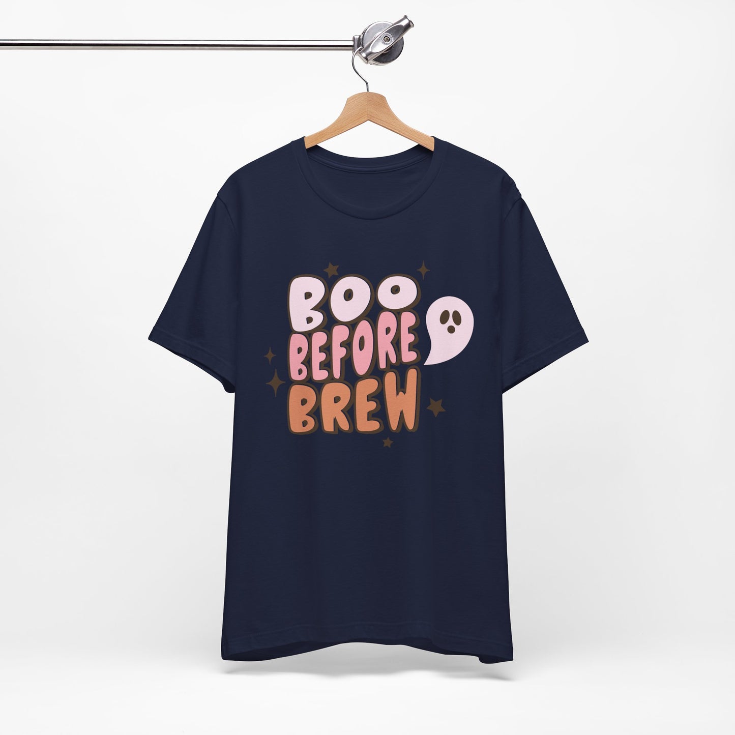 Boo Before Brew Shirt.  Unisex Jersey Short Sleeve Tee