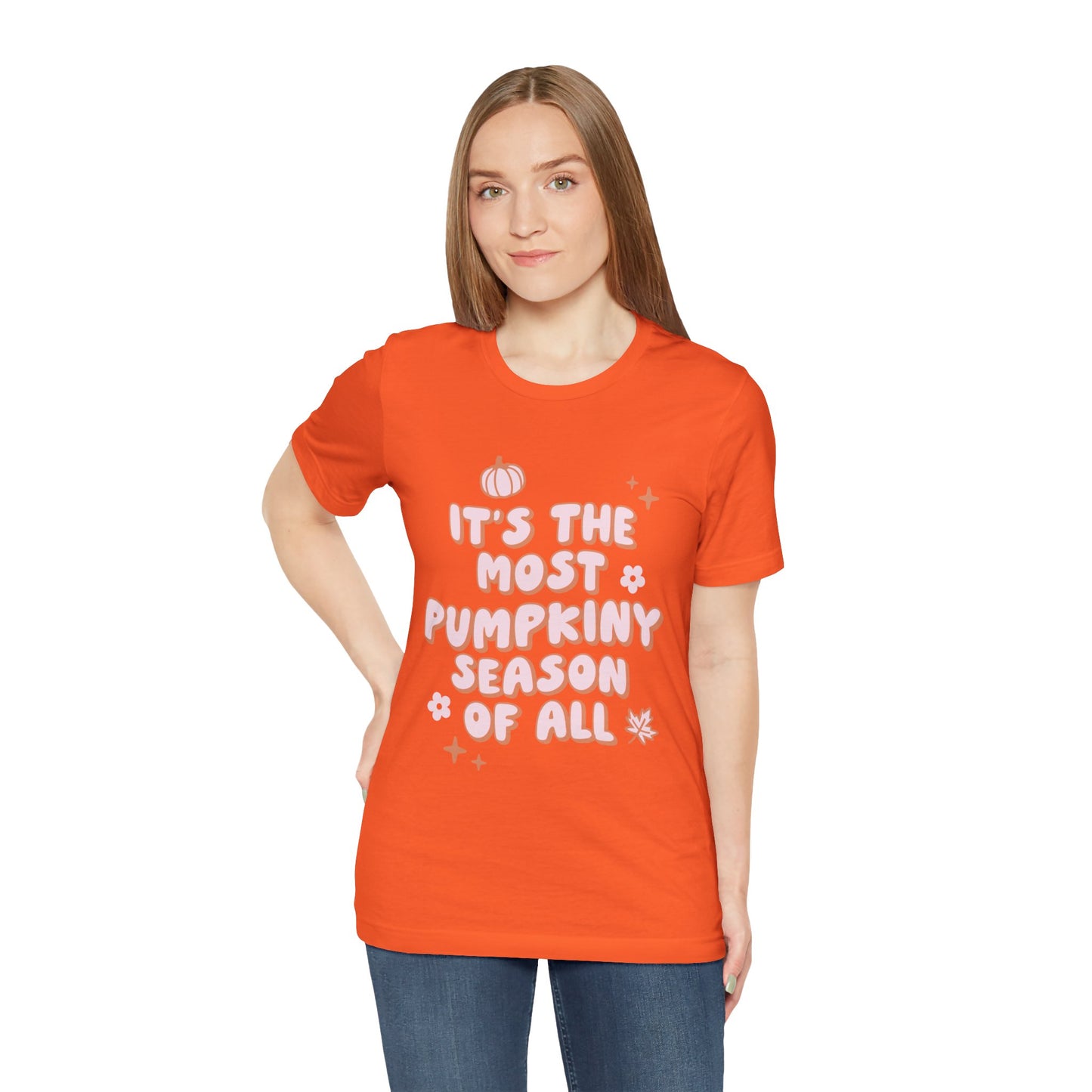 Pumpkin Season Unisex Jersey Short Sleeve Tee