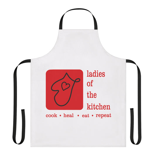 Ladies Of The Kitchen. Apron, 5-Color Straps (AOP)