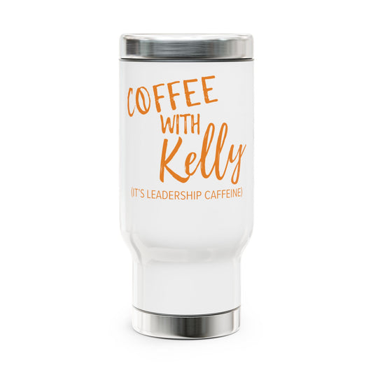 CWK Leadership Coffee Travel Mug, Gifts for Coffee Lovers, Motivational Drinkware, Perfect for Office or Home, Teacher Appreciation