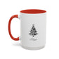 Christmas Paw Mug for Pet Lovers. Accent Coffee Mug (11, 15oz)