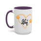 Cat Mom Accent Coffee Mug - Perfect Gift for Cat Lovers, 11 & 15oz