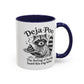 Funny Deja Poo Coffee Mug - Cute Raccoon Design for Animal Lovers