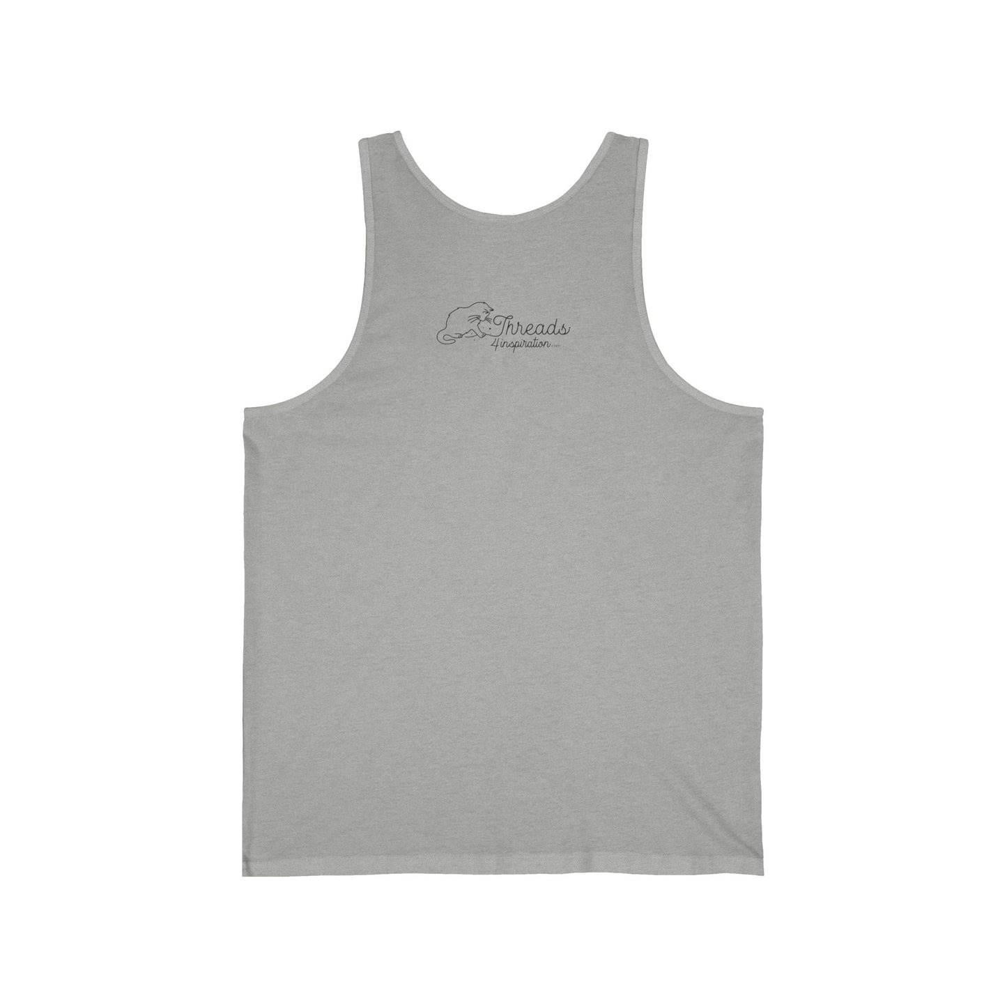 Her Strength My Paw Her Journey Our Story Dog  Tank Top. Unisex Jersey Tank