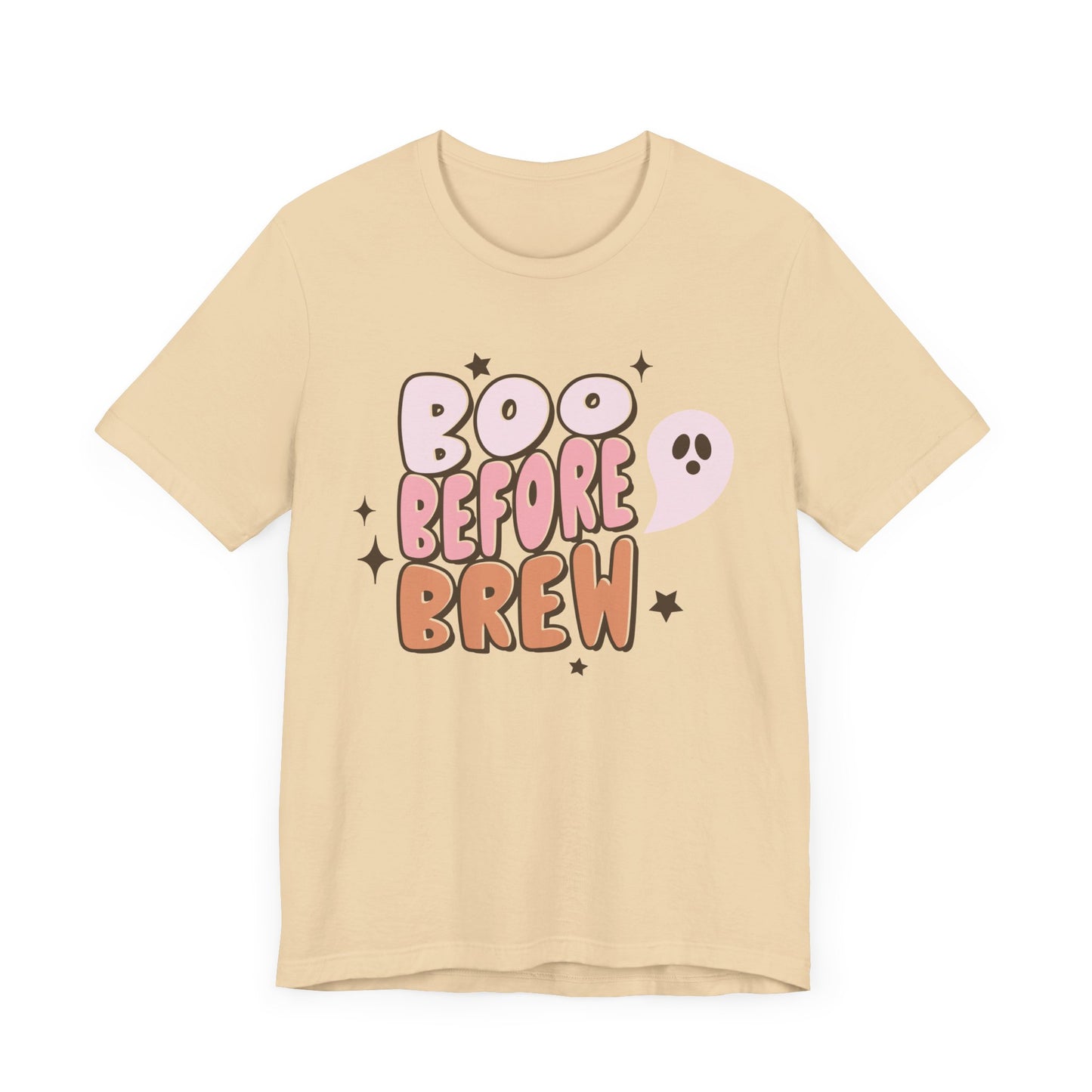 Boo Before Brew Shirt.  Unisex Jersey Short Sleeve Tee