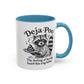 Funny Deja Poo Coffee Mug - Cute Raccoon Design for Animal Lovers