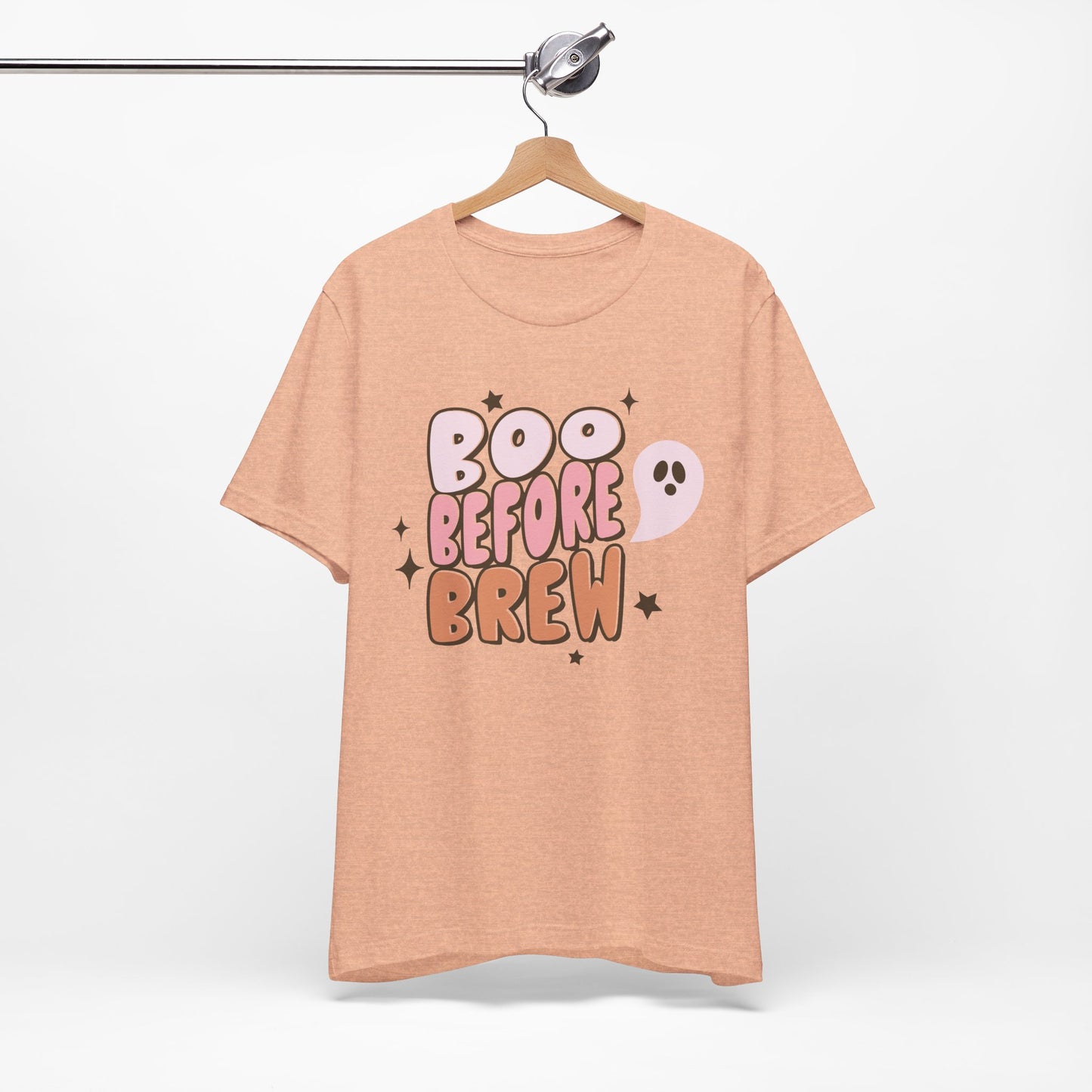 Boo Before Brew Shirt.  Unisex Jersey Short Sleeve Tee