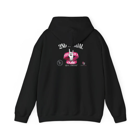 Sisters For a Cure. Custom Hooded Sweatshirt for Cozy Vibes. Ideal for Relaxing or Casual Wear.
