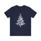 Paw Print Christmas T-shirt Unisex Jersey Short Sleeve Tee