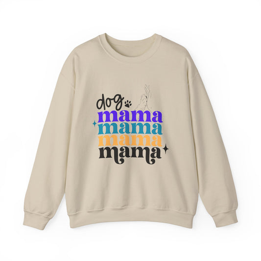 Dog Mama Sweat Shirt. Unisex Heavy Blend™ Crewneck Sweatshirt