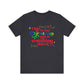 Christmas Movie Watching Shirt. Unisex Jersey Short Sleeve Tee