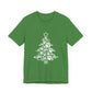 Paw Print Christmas T-shirt Unisex Jersey Short Sleeve Tee