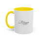 Inspirational Accent Coffee Mug - Strong Leaders Quote, Motivational Gift, Office Decor, Unique Graduation Present, Leadership Cup